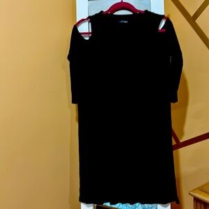 Aqua long sleeve dress